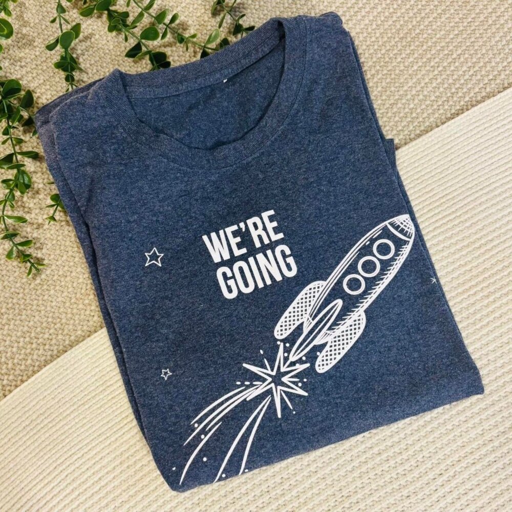Oversized Graphic Space T-Shirt Tee